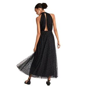 Anthropologie Black Maxi Dress